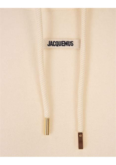 Le Hoodie Gros Grain In Beige Chiaro JACQUEMUS | 241JS162-2341130