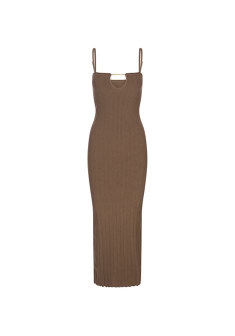 Abito La Robe Sierra Bretelles Marrone JACQUEMUS | 241KN358-2355150