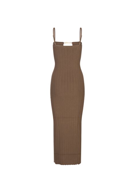 Abito La Robe Sierra Bretelles Marrone JACQUEMUS | 241KN358-2355150