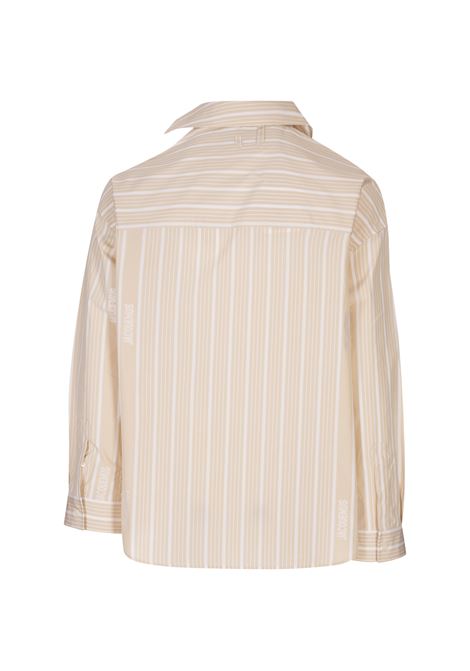 La Camicia Cuadro Beige JACQUEMUS | 245SH080-16911GY