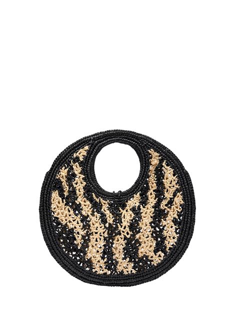Borsa Le Petit Round Spiaggia In Avorio e Nero JACQUEMUS | 251BA420-32191FY