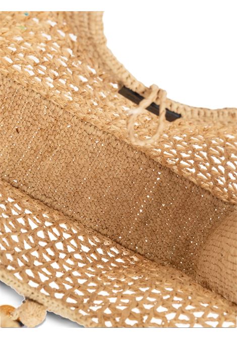 Borsa Quadrata Spiaggia Piccola In Rafia Natural JACQUEMUS | 251BA421-3219142