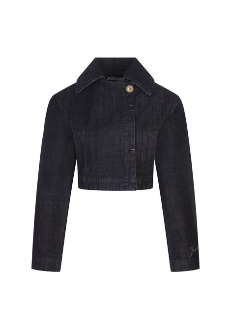 Giacca In Denim La Veste De-Nãmes Marino Blu JACQUEMUS | 251DE074-1782390