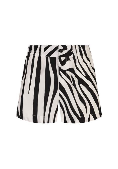 Shorts Agave - Print Zebra Arty White Black JACQUEMUS | 251PA104-17059CC