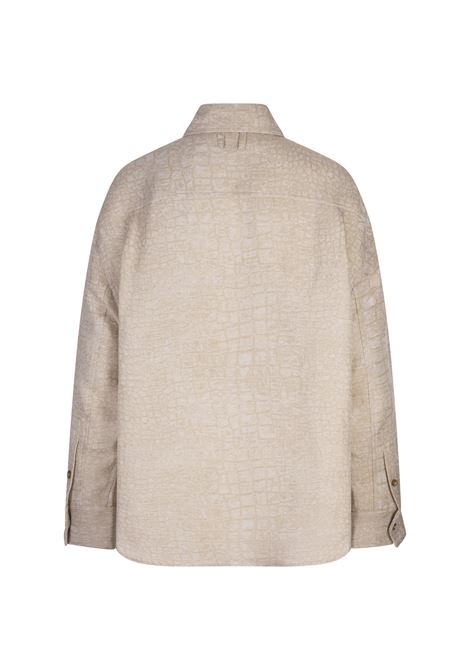 Camicia Pasadena Croco Beige JACQUEMUS | 251SH085-17561JK