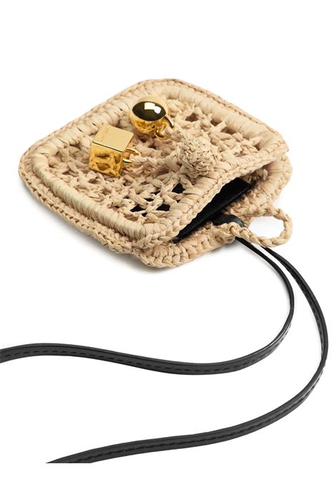Custodia Airpods Le Porte Spiaggia Natural JACQUEMUS | 251SL143-3219142