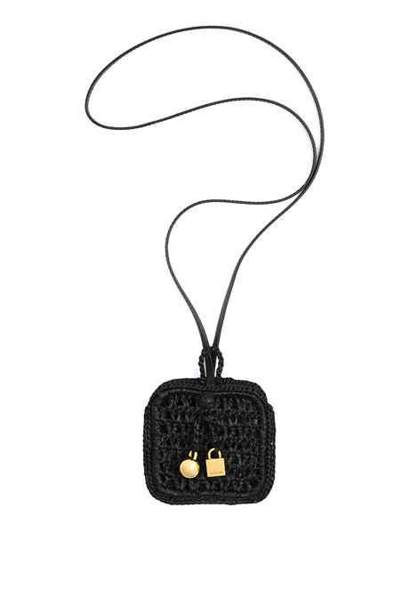 Custodia Airpods Le Porte Spiaggia Nera JACQUEMUS | 251SL143-3219990