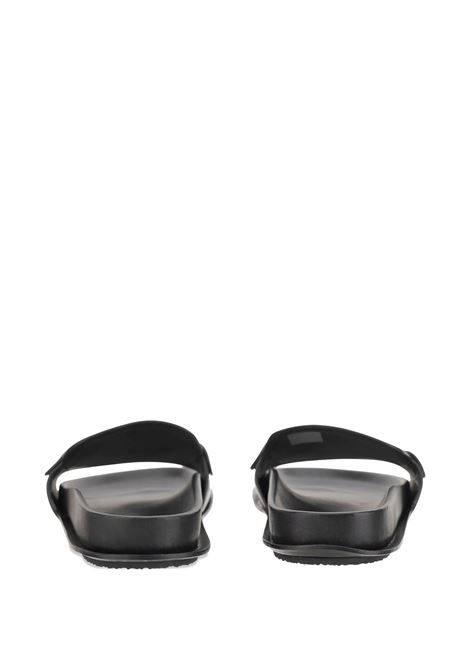 Sandali Bassi In Pelle Liscia Nera JACQUEMUS | 255FO172-3173990
