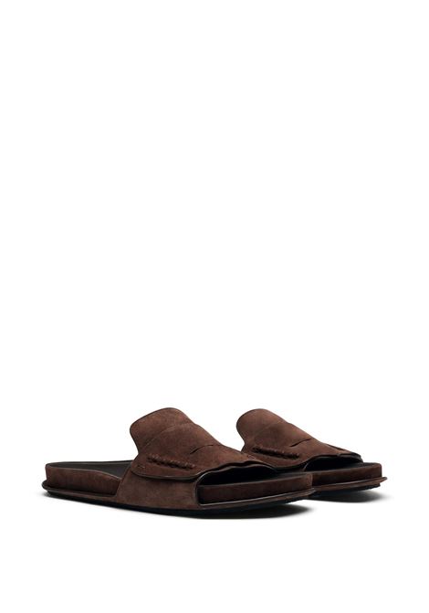 Le Sandali Mocassin Dark Brown JACQUEMUS | 255FO172-4354880