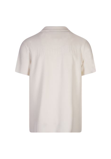 Polo In Maglia Bianca JACQUEMUS | 255KN296-2439110