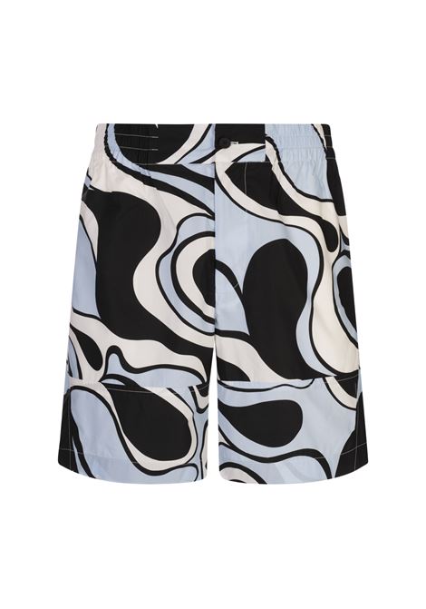 Shorts Aloe Con Stampa Wavy Psyche JACQUEMUS | 255PA138-17053EE