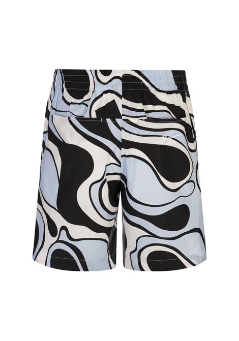 Shorts Aloe Con Stampa Wavy Psyche JACQUEMUS | 255PA138-17053EE