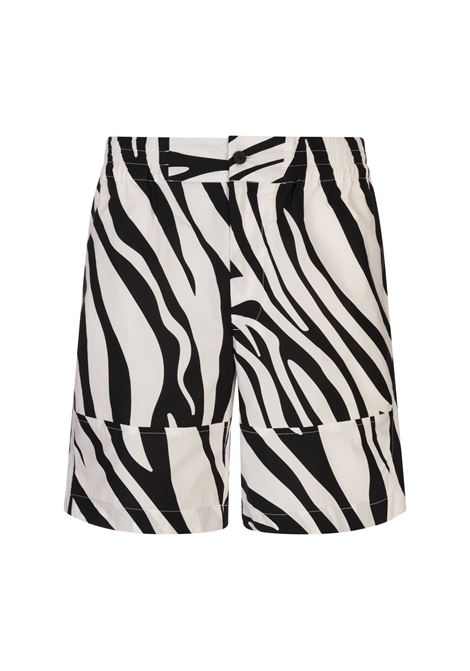 Shorts Aloe Con Stampa Zebra Arty JACQUEMUS | 255PA138-17059CC