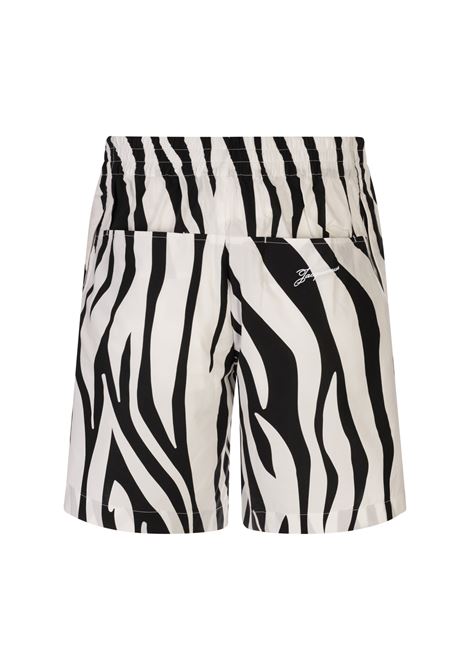 Shorts Aloe Con Stampa Zebra Arty JACQUEMUS | 255PA138-17059CC