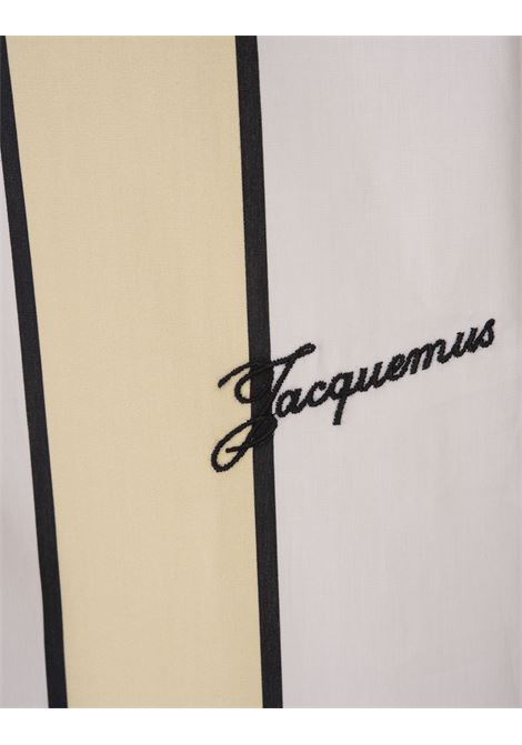 Camicia Simon In Print Stripes White/Yellow/Black JACQUEMUS | 255SH001-16772BM