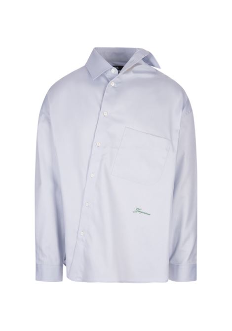 La Camicia Cuadro Grigio Chiaro JACQUEMUS | 255SH080-1726910