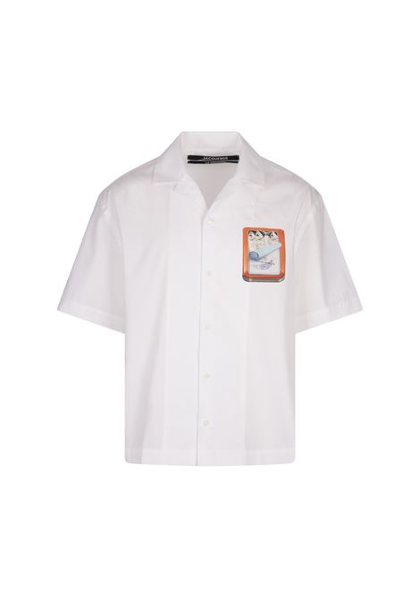 La Chemise Jean Stampata Bianca JACQUEMUS | 255SH201-11401IF