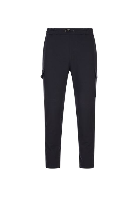 Pantaloni Cargo Blu Con Vita Elasticizzata KIRED | WELVIOW8104006/006
