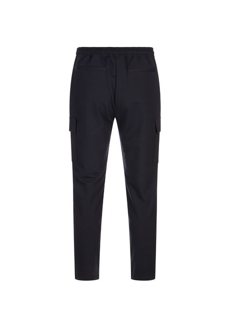Pantaloni Cargo Blu Con Vita Elasticizzata KIRED | WELVIOW8104006/006