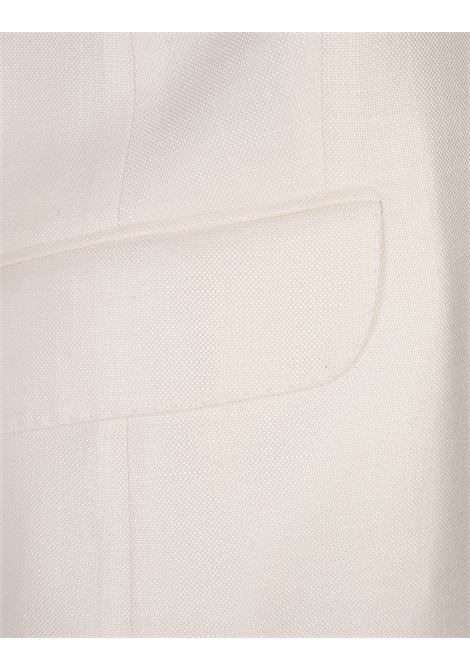 Giacca Monopetto Bianca KITON | D15510K0919B01