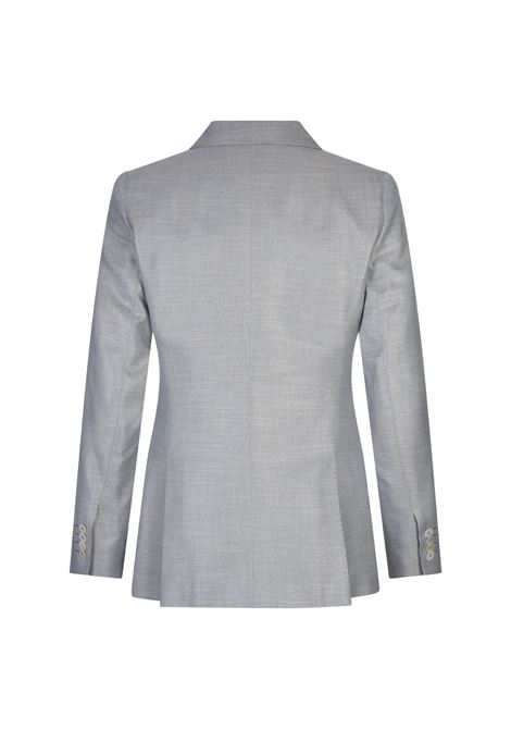 Giacca Doppiopetto In Viscosa Grigia KITON | D46523K0919B09