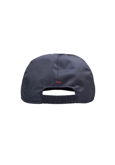 Blue Nylon Baseball Hat With Logo KITON | UCAPP68K0729F02/009