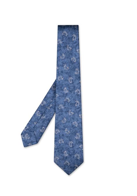 Cravatta Blu Con Pattern Paisley KITON | UCRVKRC03L7002/000