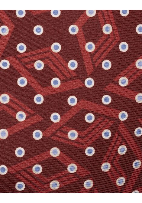 Cravatta In Seta Fantasia Rossa KITON | UCRVKRC03L7205/001