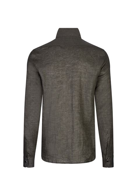 Camicia Buba In Lino Verde KITON | UMCBUBAH0928409/00