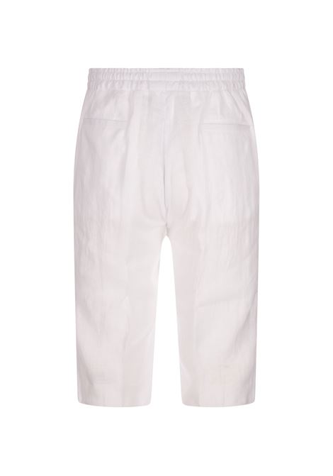 Bermuda Sasha In Lino Bianco KITON | UPN02H0928601/000