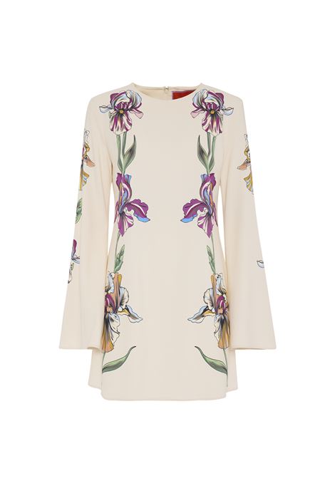 Mini Supremes Swing Dress - Iris Placée Ivory in Envers Satin LA DOUBLE J | vestiti e tute | DRE0619-VIS011IRS07WH04