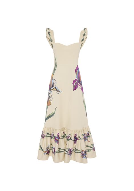 Gingerbread Dress - Iris Placée Ivory in Flat Cotton Stretch LA DOUBLE J | vestiti e tute | DRE0672-COT037IRS07WH04