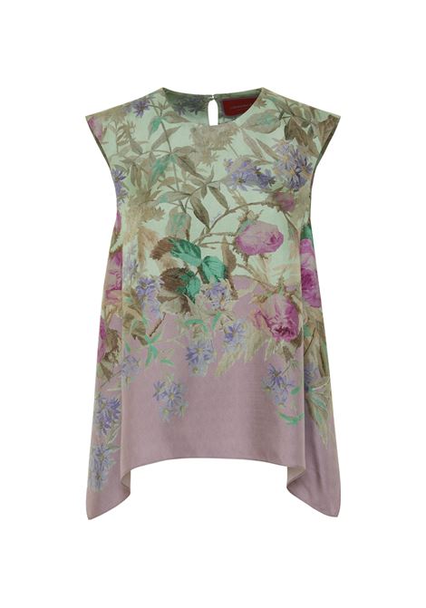 San Carlo Top - Heath Placée Mint in Silk Twill LA DOUBLE J | Tops | TOP0092-SIL001HEA02GR11