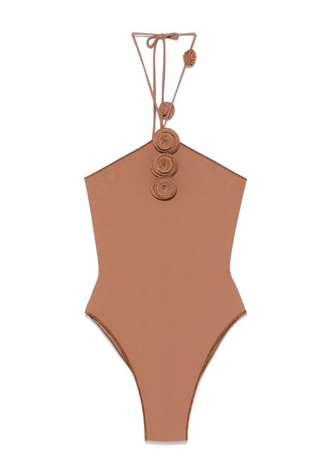 Coffee Karima One-Piece Swimsuit LA REVECHE | Swimwear | LR25KMCOFFEE