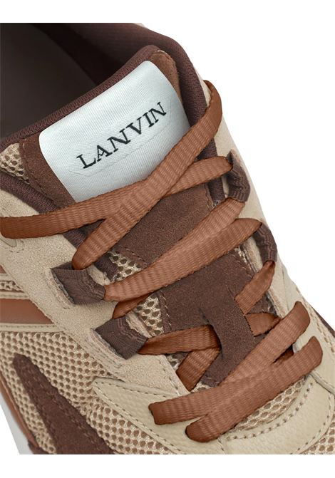 Sneakers JLA in Mesh Beige e Marrone Chiaro LANVIN | FU-SKAK02-NASU-E250562