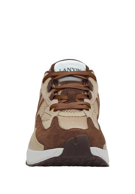 Sneakers JLA in Mesh Beige e Marrone Chiaro LANVIN | FU-SKAK02-NASU-E250562