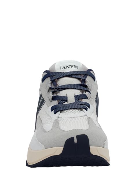 Sneakers JLA in Mesh Blu Navy e Grigie LANVIN | FU-SKAK02-NASU-E252913