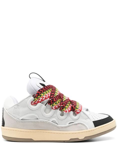 Sneakers Curb In Pelle Bianca LANVIN | FU-SKDK12-DRA2-P2500