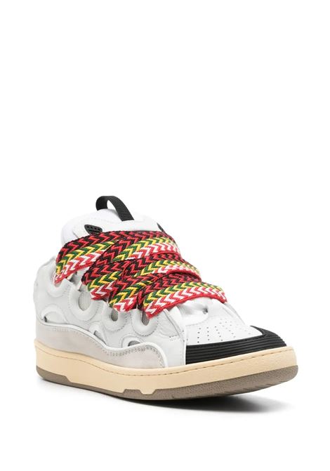 Sneakers Curb In Pelle Bianca LANVIN | FU-SKDK12-DRA2-P2500