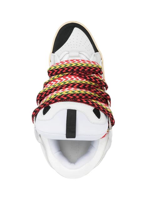 Sneakers Curb In Pelle Bianca LANVIN | FU-SKDK12-DRA2-P2500