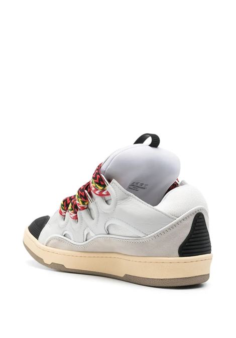Sneakers Curb In Pelle Bianca LANVIN | FU-SKDK12-DRA2-P2500