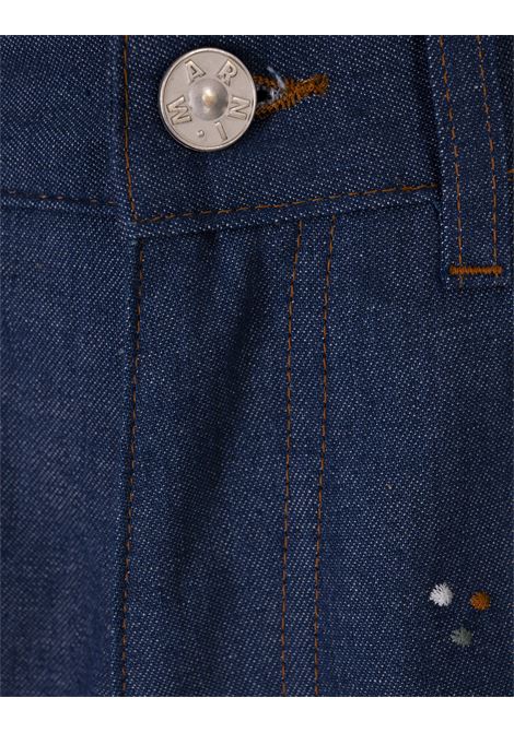 Bermuda Blu con Ricamo MARNI | PUJU0109S0-USCX58RIB64
