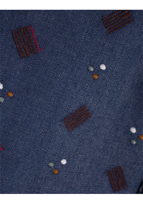 Bermuda Blu con Ricamo MARNI | PUJU0109S0-USCX58RIB64