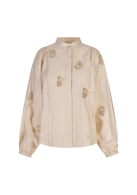 Ivory White Caladio Shirt MAX MARA | Shirts | 2511111101600001