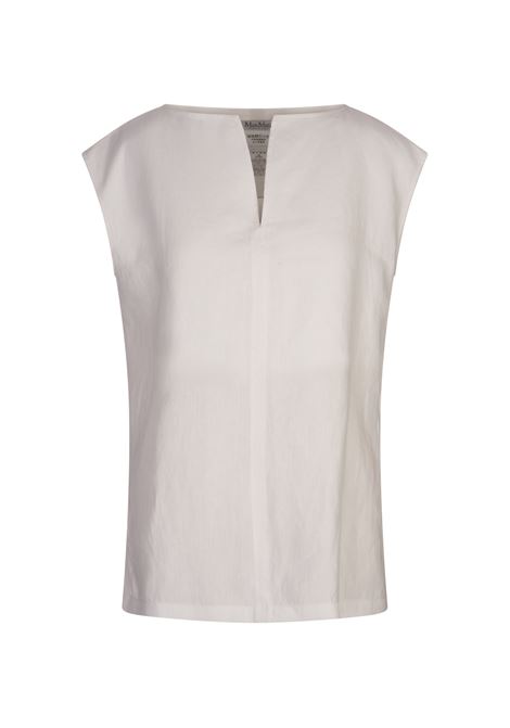 Top Colimbo In Lino Bianco MAX MARA | Tops | 2511191102600005