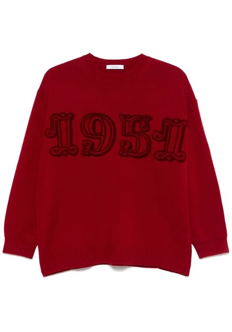 Maglia Fido Rossa MAX MARA | Maglieria | 2511361191600038