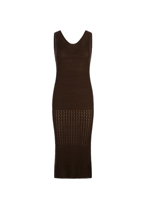 Abito Lungo Valois Marrone MAX MARA | vestiti e tute | 2511391019600002