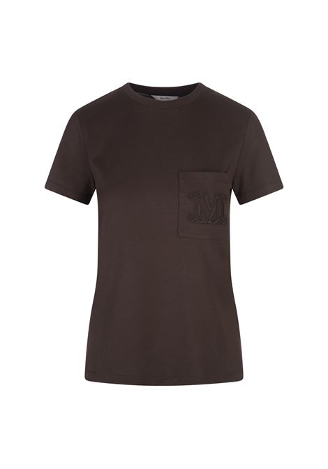T-Shirt Papaia Marrone MAX MARA | T-Shirts | 2511941032600005