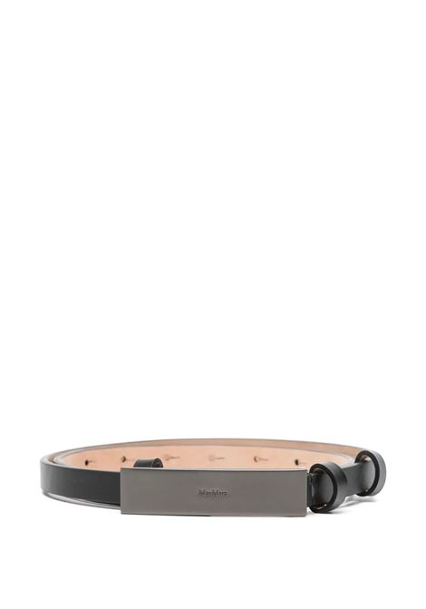 Black Newplate15 Belt MAX MARA | Belts | 2514501013600001