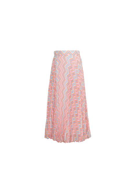 Gonna Lunga Plissé Con Motivo Chevron MISSONI KIDS | Gonne | MW7A50-K0232100MC